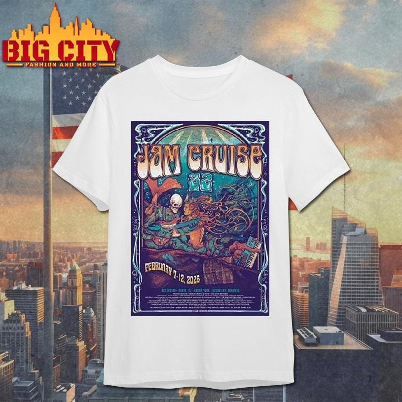 Jam Cruise 22 At Msc Divina In Miami, Fl On Feb 7, 2026 Shirt