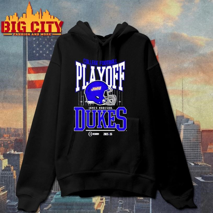 James Madison Dukes 2025-2026 College Football Playoff Bound helmet Shirt