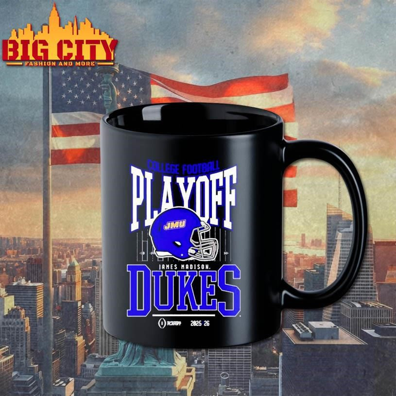 James Madison Dukes 2025-2026 College Football Playoff Bound helmet Shirt