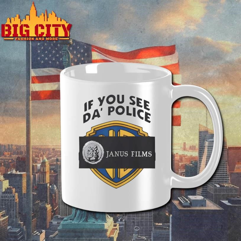 Janus Films if you see da’ police shirt