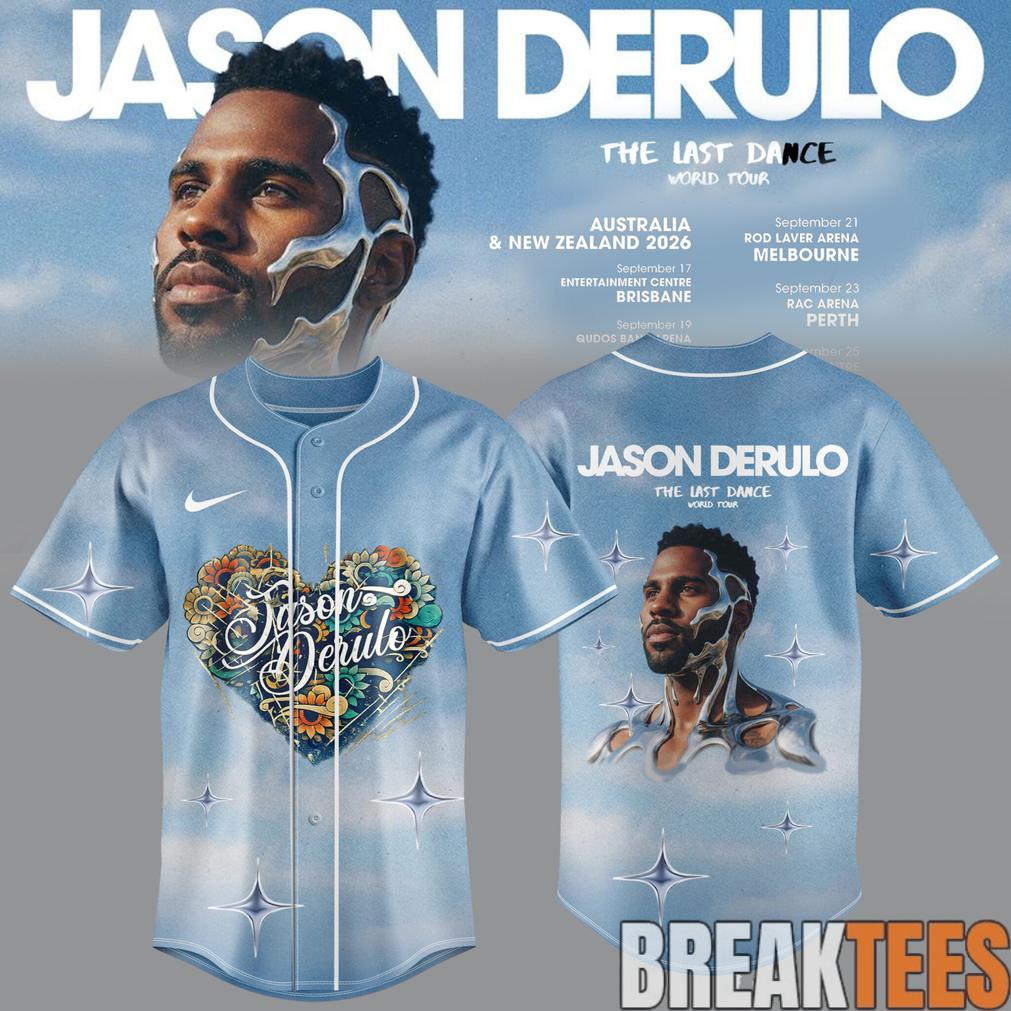 Jason Derulo The Last Dance World Tour 2026 Baseball Jersey