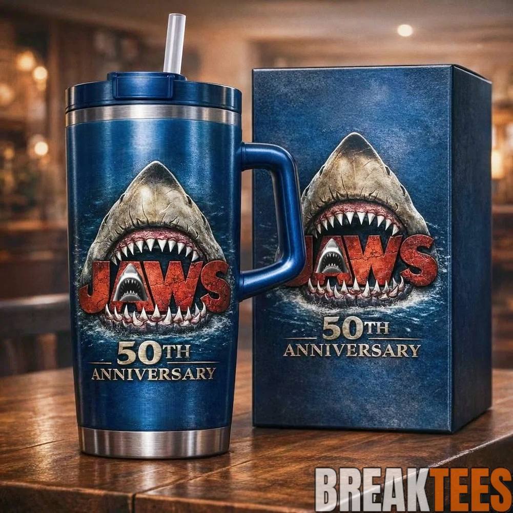 Jaws 50th Anniversary YETI Tumbler