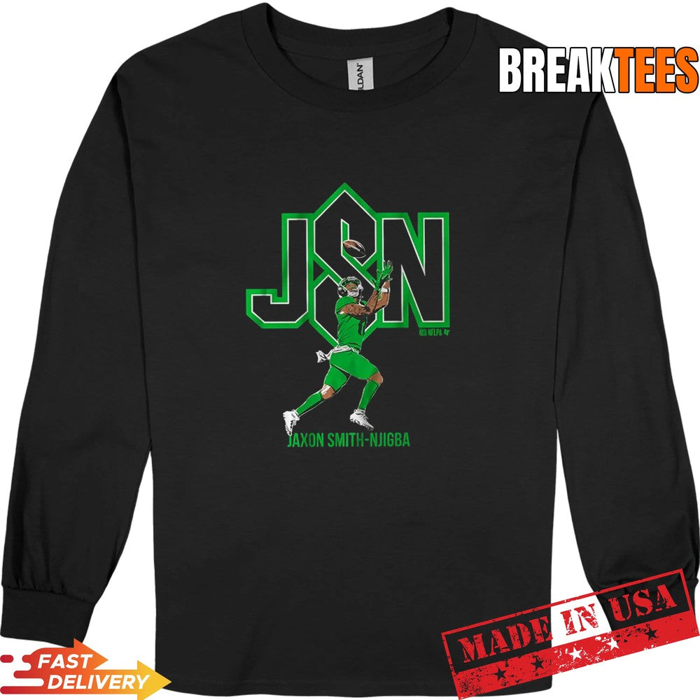 Jaxon Smith-Njigba JSN Football Catch Graphic T-Shirt