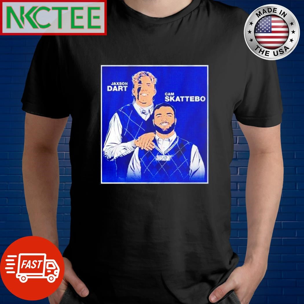 Jaxson Dart and Cam Skattebo Family Portrait shirt
