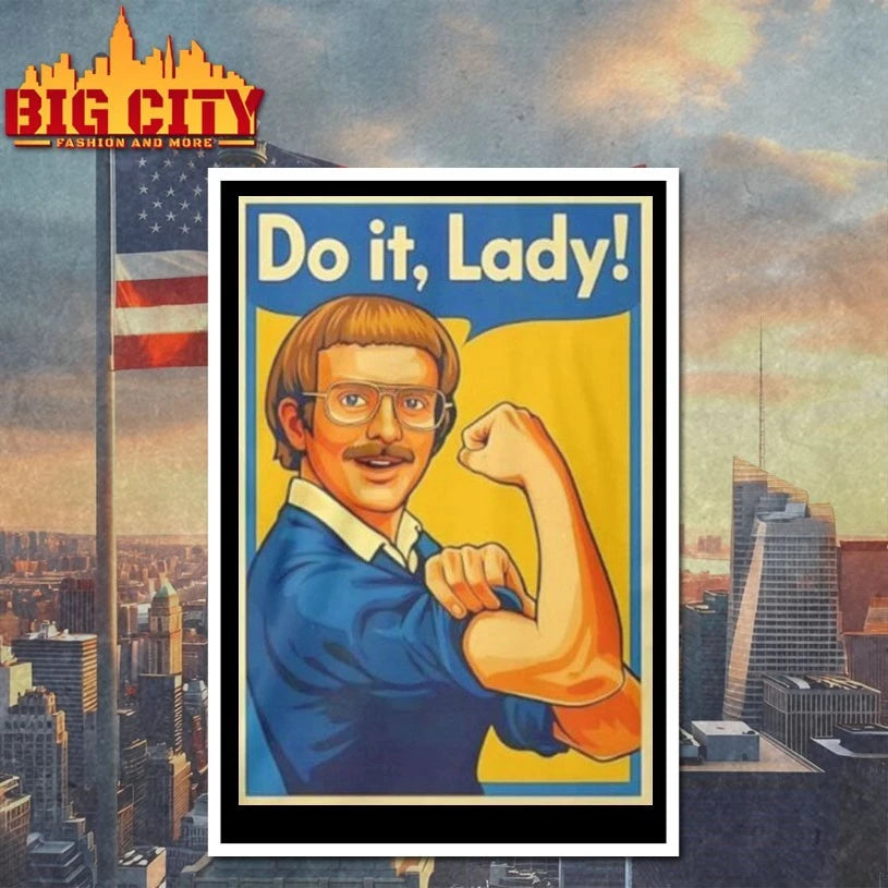 Jay Renshaw We Can Do It Do It Lady Poster shirt