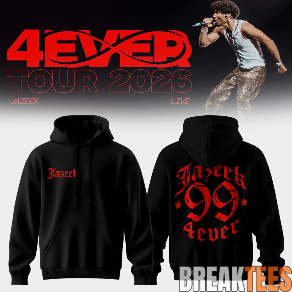 Jazeek 4EVER Tour 2026 Special Black Hoodie