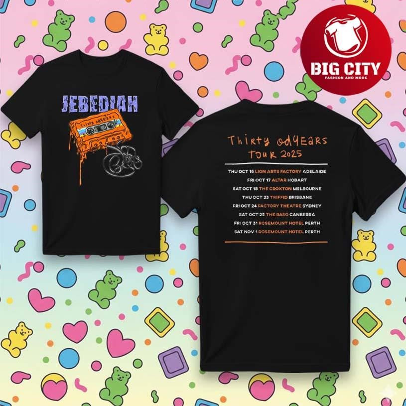 Jebediah Cassette Tour Two Sided Shirt