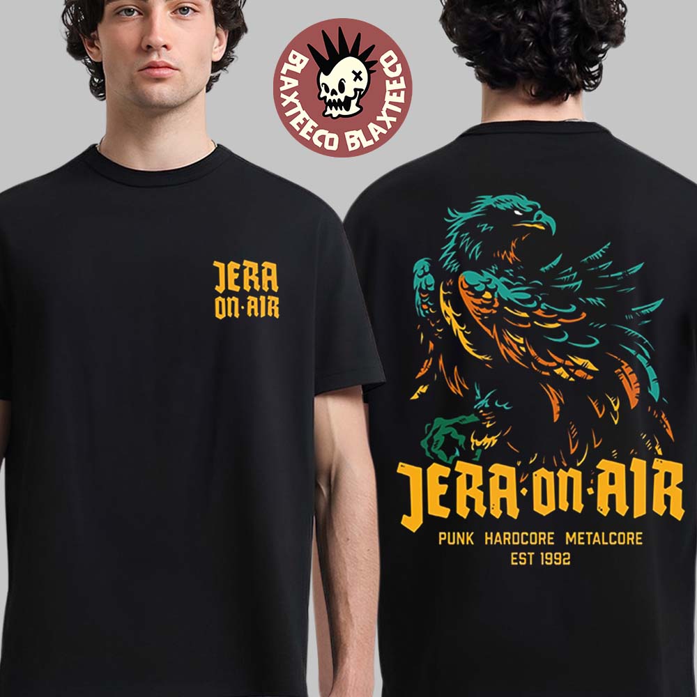 Jera On Air 2026 Festival Merch In Ysselsteyn Netherlands On June 25 26 27 2026 Logo With Big Eagle T-Shirt