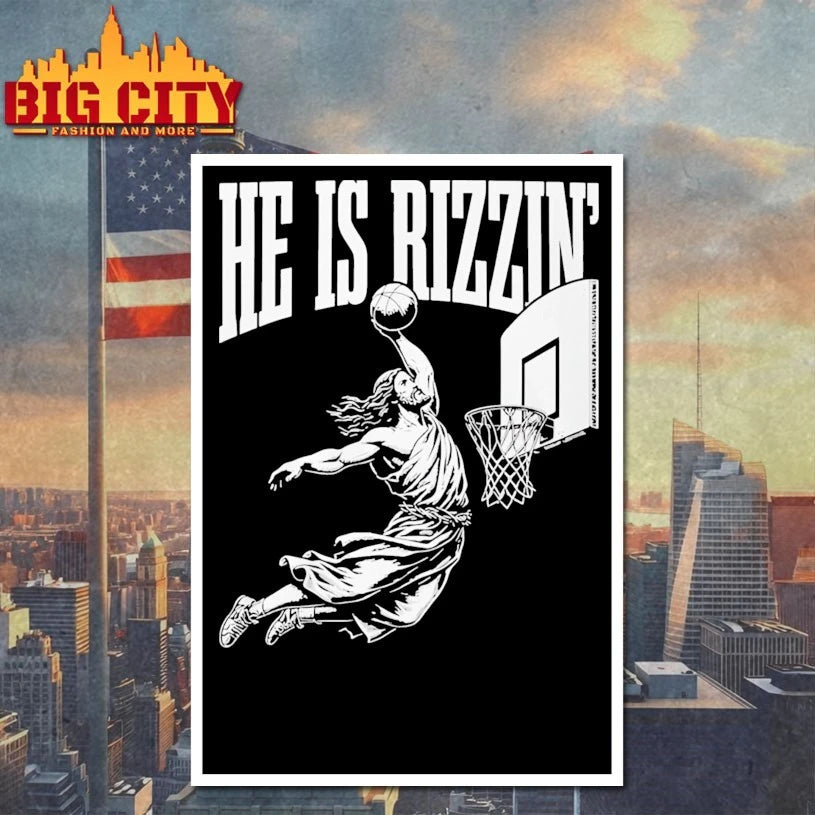 Jesus Has Rizzen basketball shirt