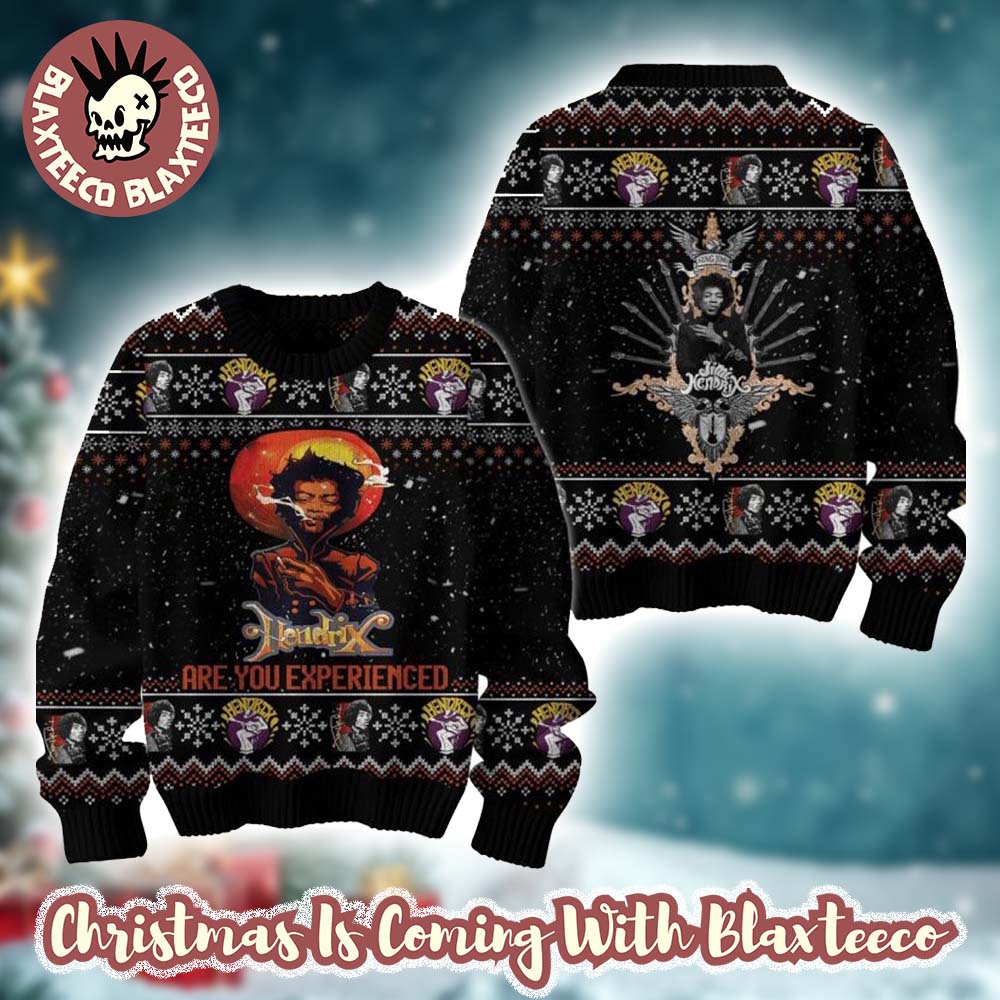 Jimi Hendrix Are You Experienced Gift For Fans 2025 Ugly Christmas Sweater