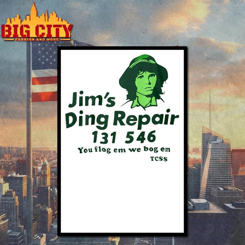Jims Ding Repair 1311 546 You Flog Em We Bog Em Shirt