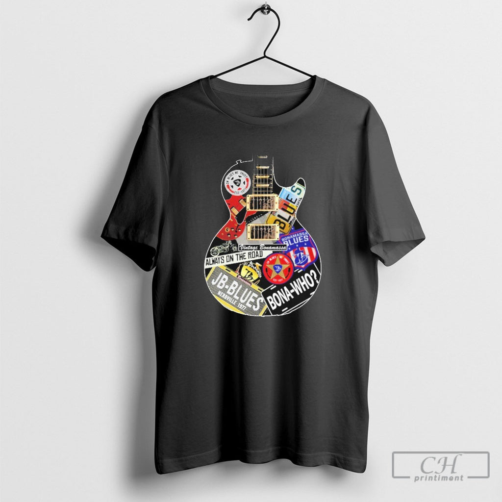 Joe Bonamassa Bona Who Blues Travels Shirts