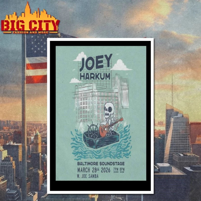 Joey Harkum Event Baltimore MD On Mar 28 2026 Poster shirt