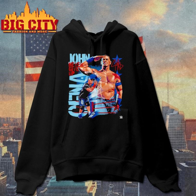 John Cena Never Give Up Salute Shirt