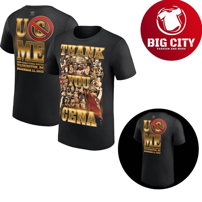 John Cena Thank You Cena Two Sided Shirt