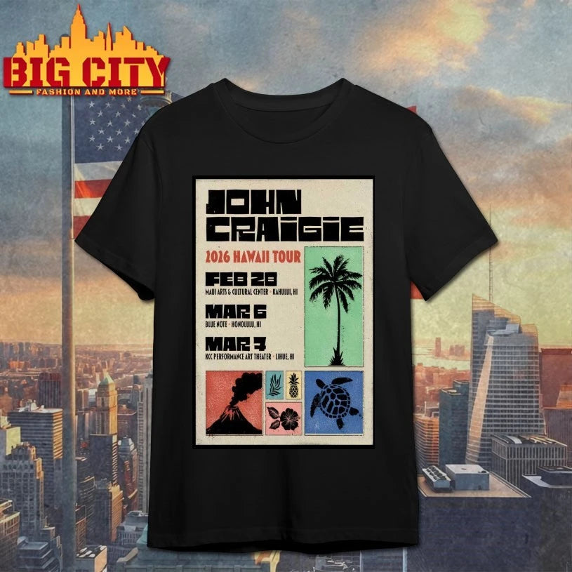 John Craigie Hawaii 2026 Shows Poster shirt