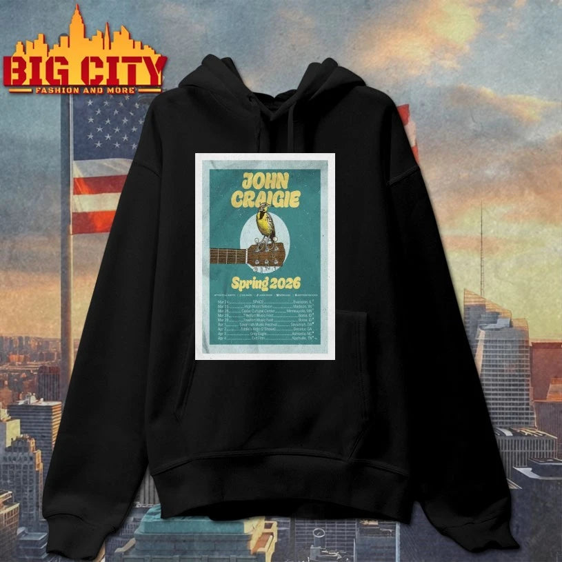 John Craigie Spring Tour 2026 Poster shirt