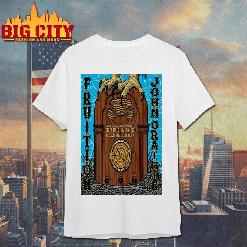 John Craigie With Fruiton In Denver CO On Dec 12-13 2025 Poster Shirt