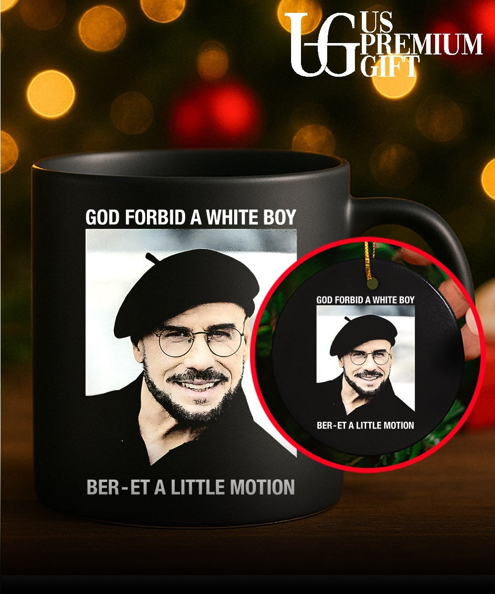 John Travolta god forbid a white boy Ber-et a little motion shirt