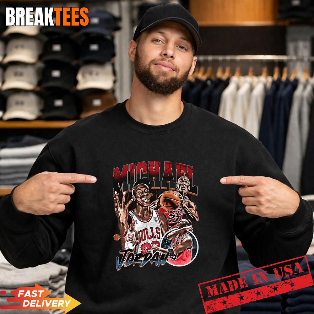 Jordan Chicago Bulls NBA 90’s Graphic Vintage T-Shirt