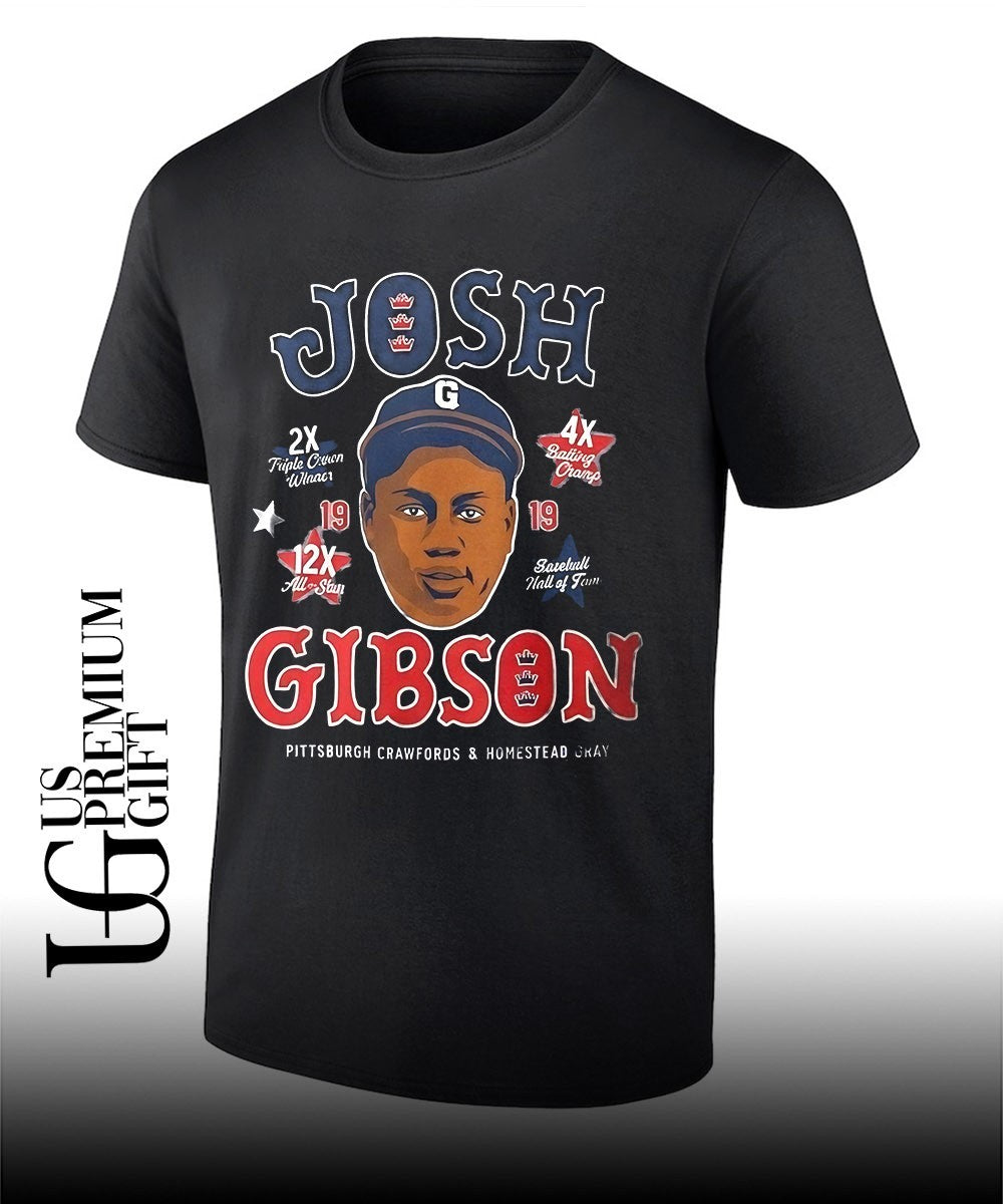 Josh Gibson Pittsburgh Pirates and Homestead Grays big head signature shirt