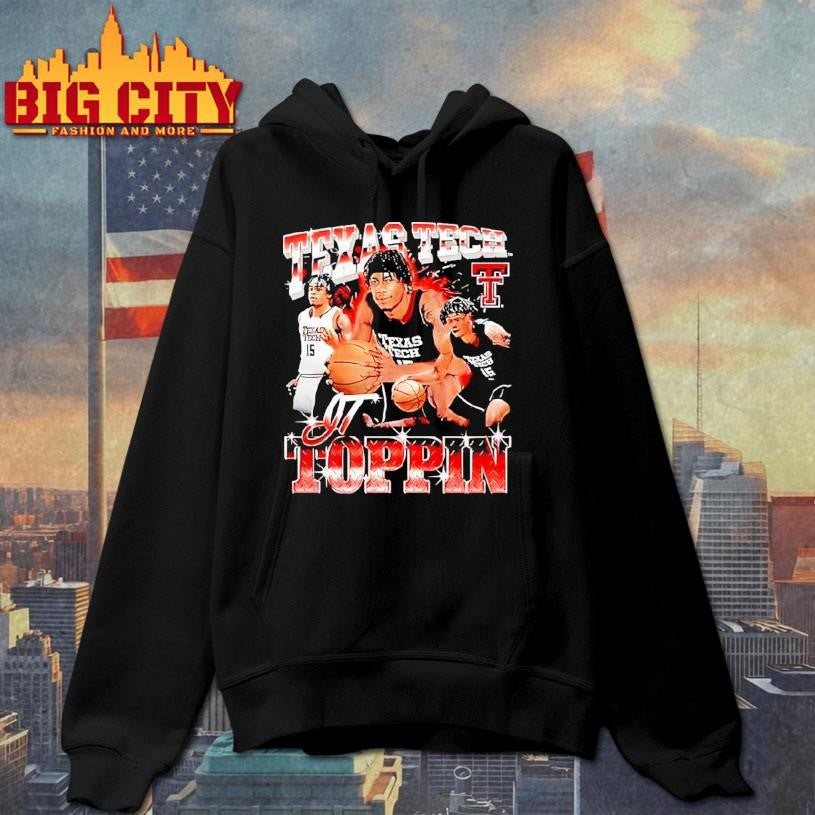 Jt Toppin Texas Tech Red Raiders Basketball 90s Shirt