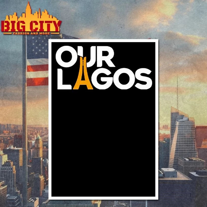Jubril A. Gawat Wearing Our Lagos shirt