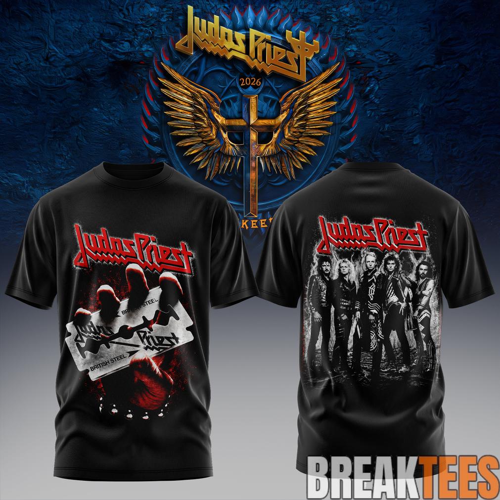 Judas Priest Faithkeepers 2026 Tour Vintage Metal Rock 3D Shirt