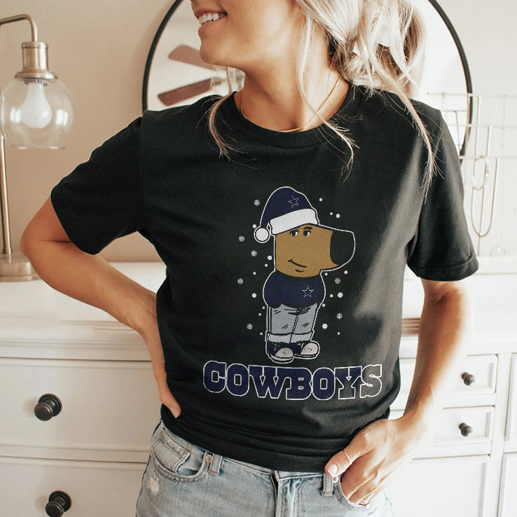 Just A Chill Guy Chill With Dallas Cowboys Christmas Shirt