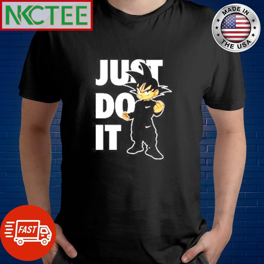 Just Do It black Kid Goku shirt