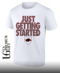 Just Getting Started Arkansas Razorbacks Softball 2026 Women’s College World Series shirt