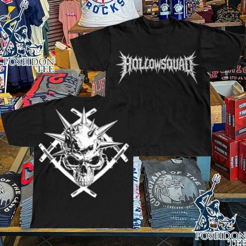 The Hollow Squad Spiked Skull T-shirt