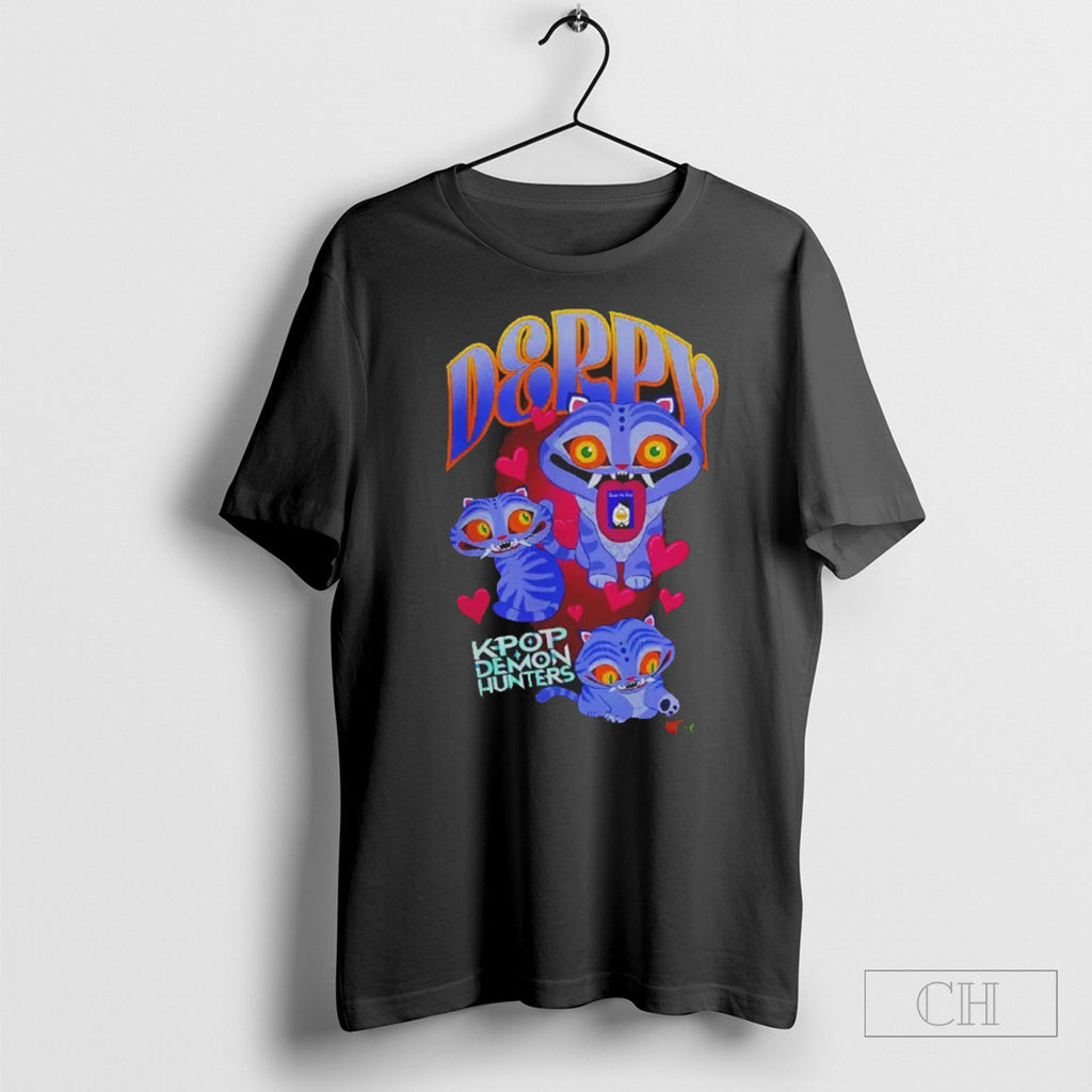 Kpop Demon Hunters Derpy Collage Shirt Tee