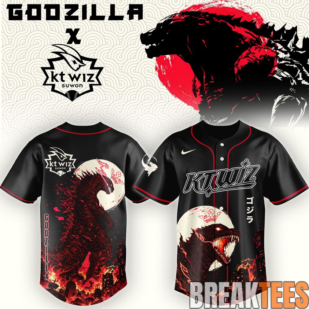 KT Wiz x Godzilla Minus Zero Baseball Jersey
