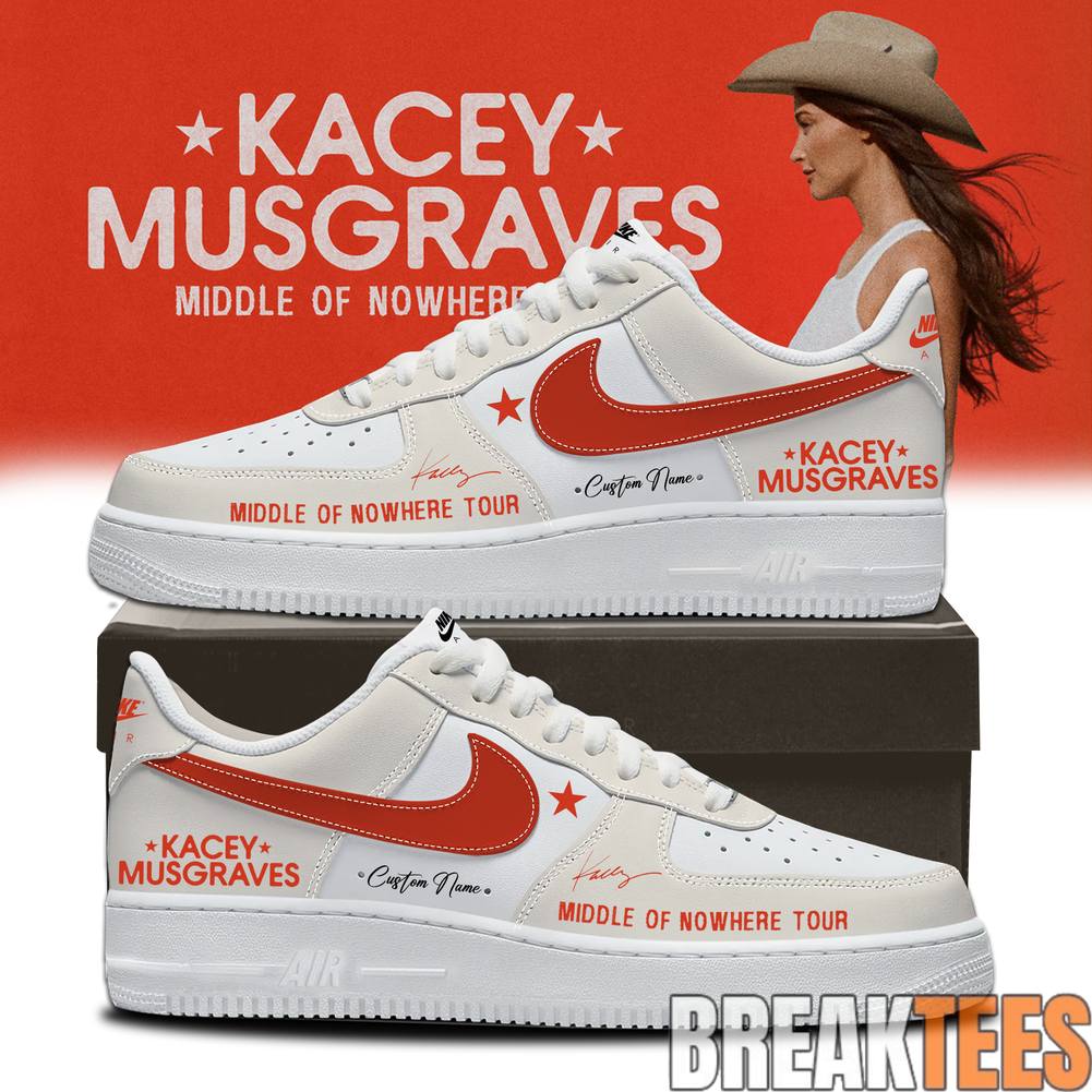 Kacey Musgraves Middle of Nowhere Tour 2026 Custom Air Force 1 Sneaker