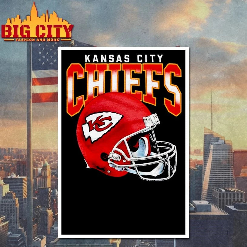 Kansas City Chiefs Gradient Helmet Shirt