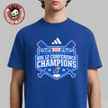 Kansas Jayhawks Adidas Baseball 2026 Big 12 Conference Champions Logo T-Shirt