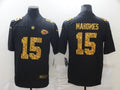 Kansas City Chiefs #15 Patrick Mahomes II Black Leopard Print 091