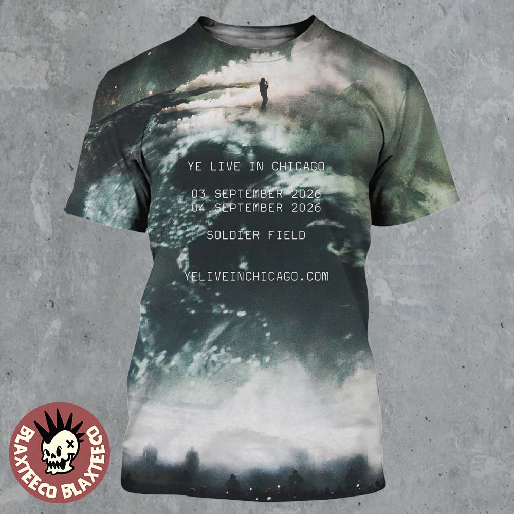 Kanye West Ye Live In Chicago On 3 And 4 September 2026 At Soldier Field All Over Print Shirt