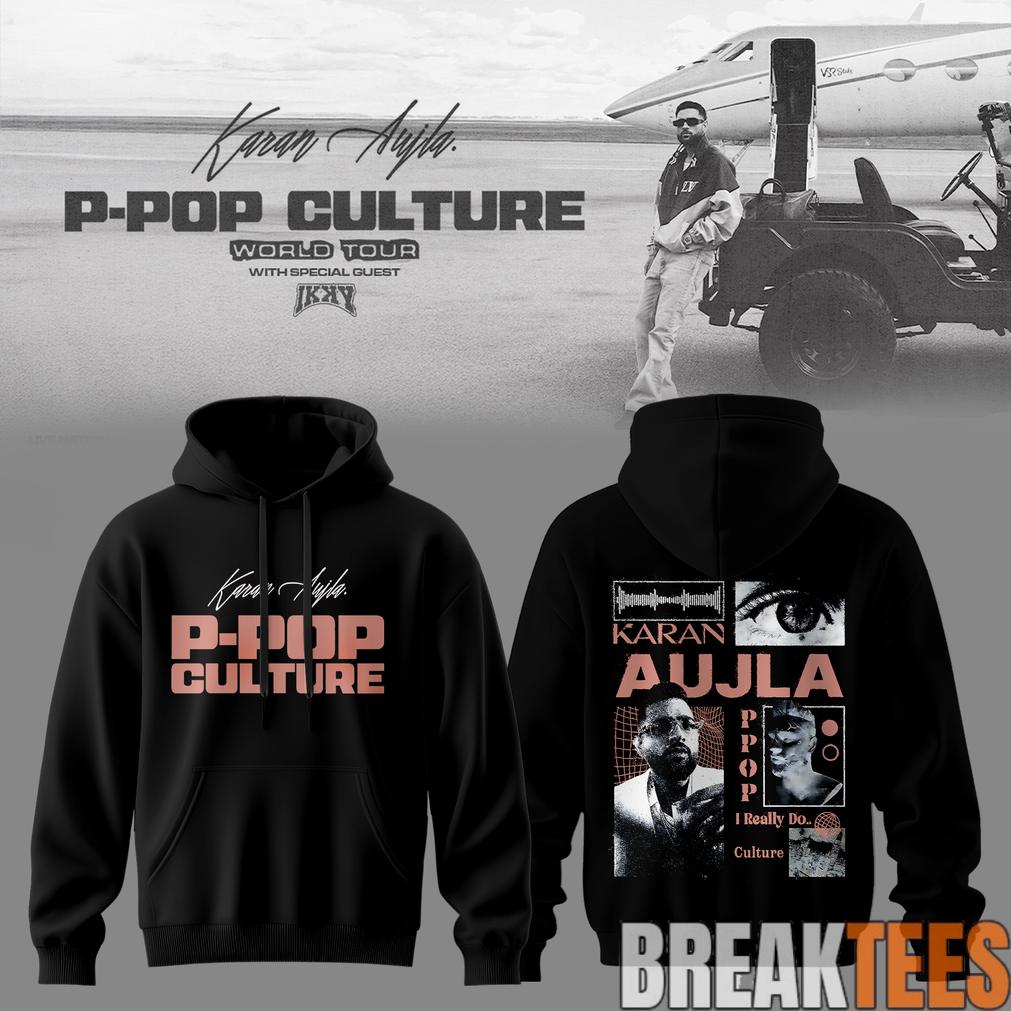 Karan Aujla P-Pop Culture World Tour Shadow Limited Hoodie