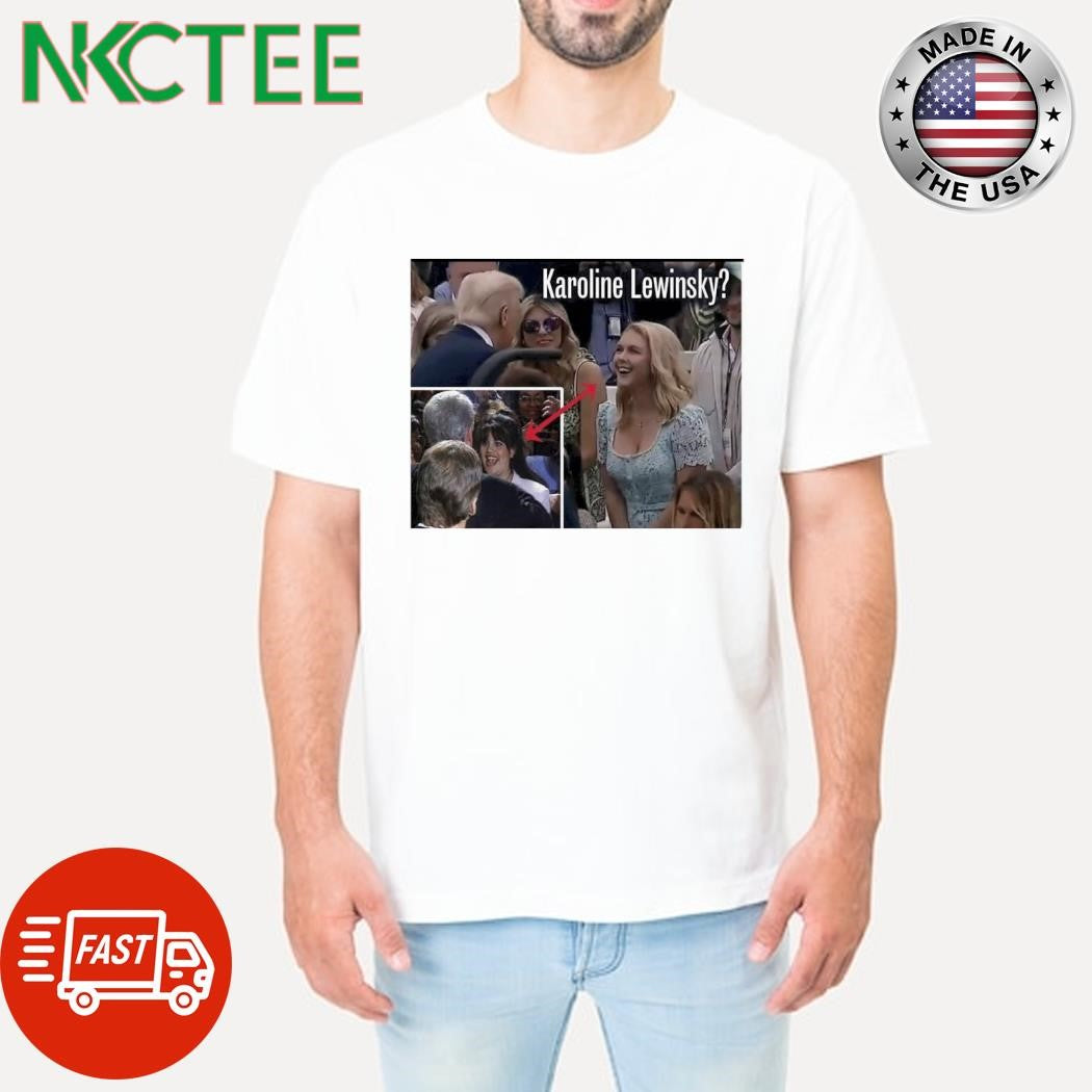 Karoline Lewinsky past and present shirt