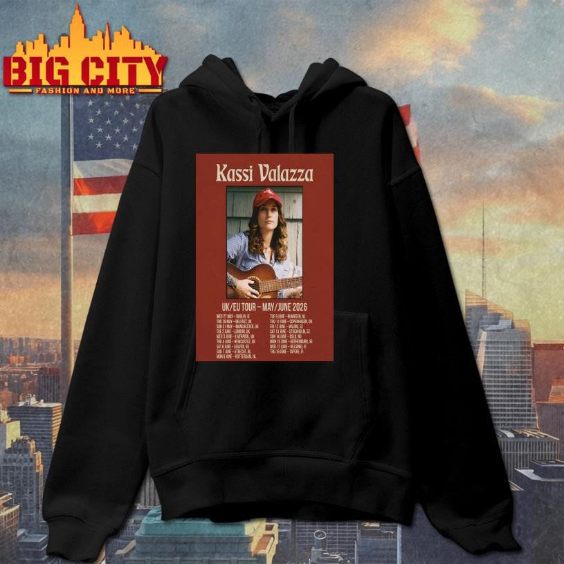 Kassi Valazza UK-EU 2026 Shows Poster shirt