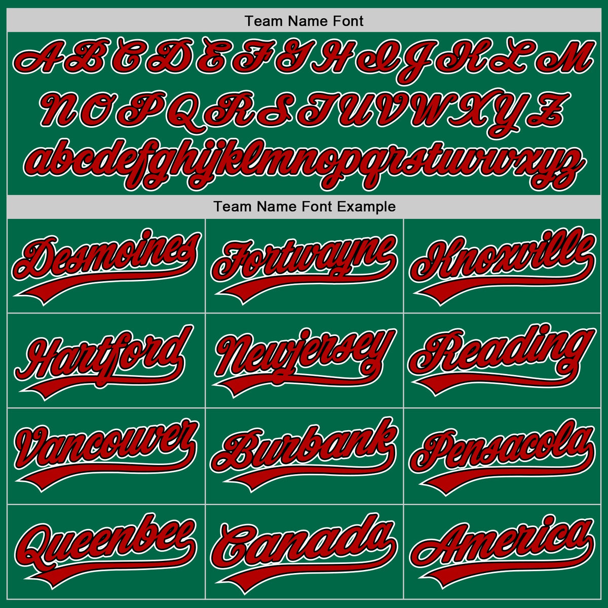 Custom Kelly Green Red-Black Authentic Throwback Baseball Jersey