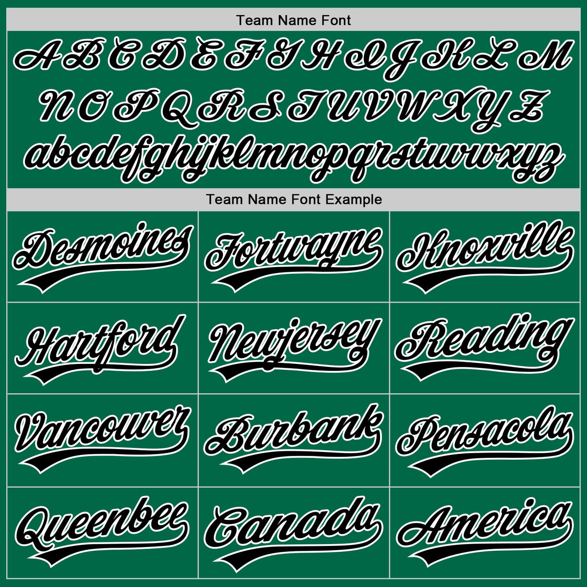 Custom Kelly Green Black-White Authentic Throwback Baseball Jersey