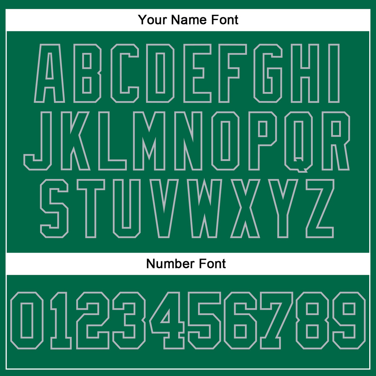 Custom Kelly Green Gray Authentic Football Jersey