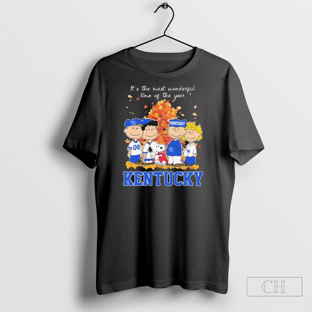 Kentucky Wildcats And Peanuts Character Its The Most Wonderful Time Of The Year Shirt Tee