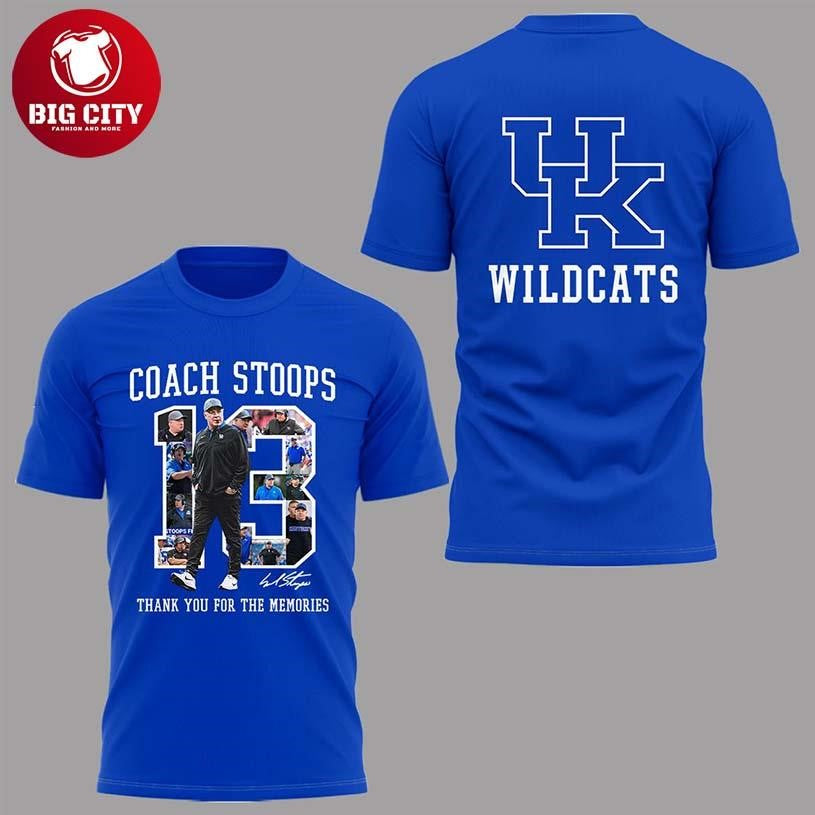 Kentucky Wildcats Thank You Coach Stoops 2025 Farewell Two Sided Shirt