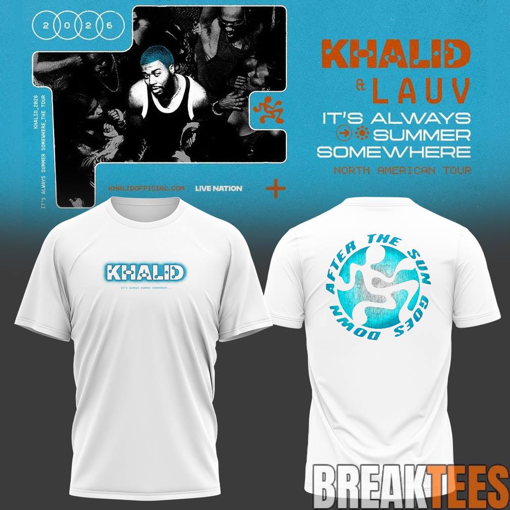 Khalid It’s Always Summer Somewhere ‘Blue Summer’ Shirt