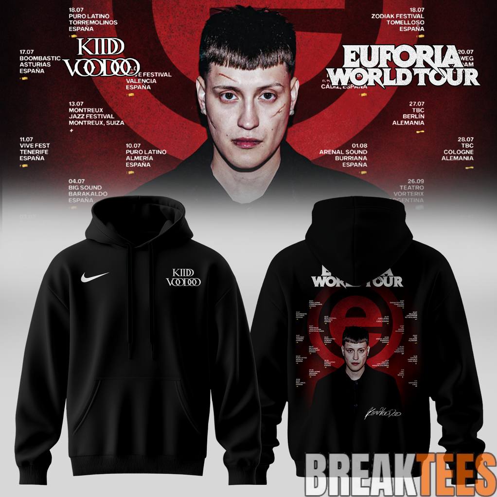 Kidd Voodoo ‘Euforia’ World Tour 2026 Hoodie