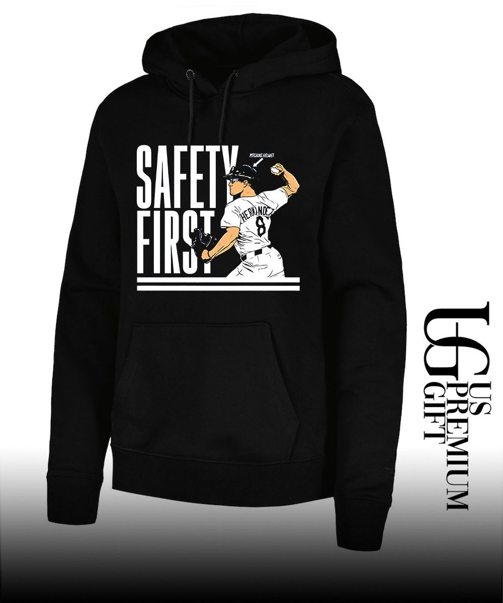 Kike Hernandez Safety First Los Angeles Dodgers baseball shirt